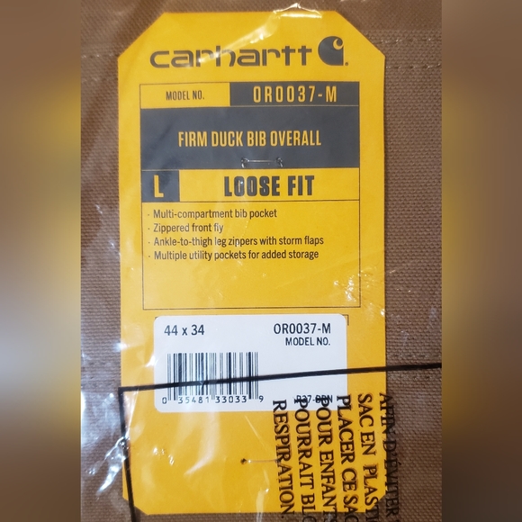 Carhartt Overalls - Picture 5 of 5